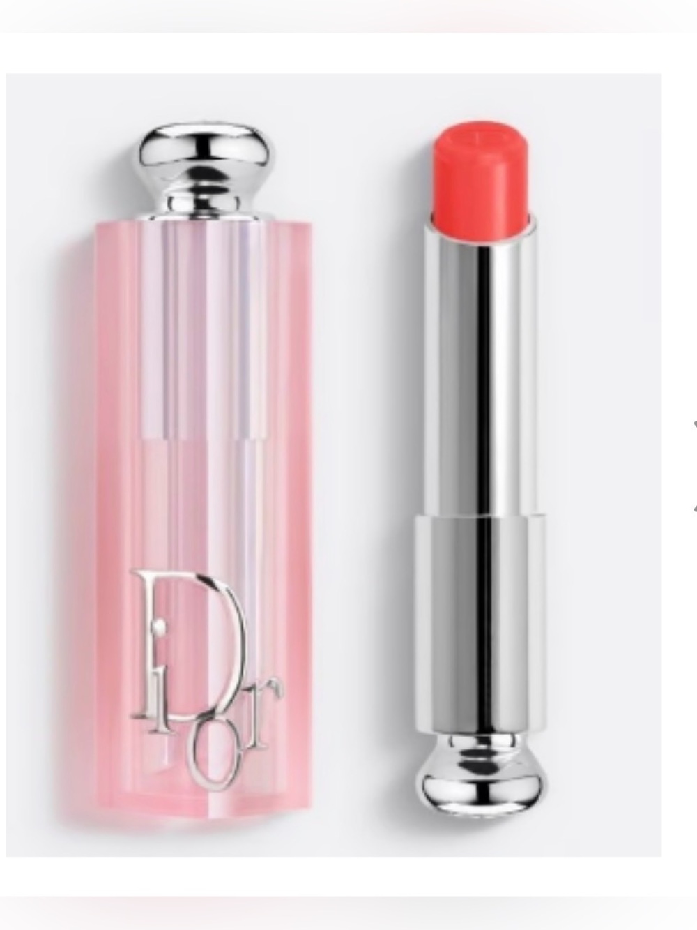 Dior Addict Lip Glow 033 Coral Pink Hydrating pH Lip Balm